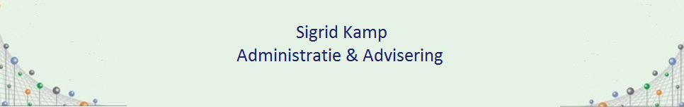 Administratie Sigrid Kamp